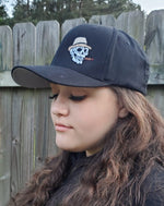 Outlawdads Logo Front Hat Silver Fitted Hat